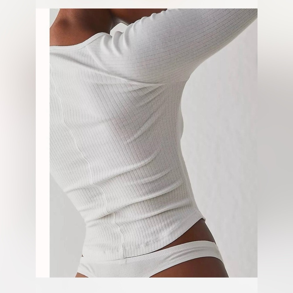 Free People Billie Layering Long Sleeve Shirt - Picture 2 of 3
